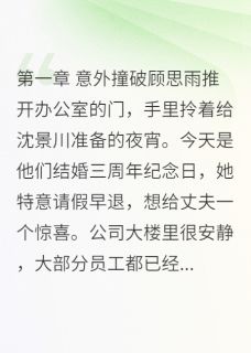 总裁老公的小三上位记是什么小说顾思雨沈景川白梦雅全本免费阅读