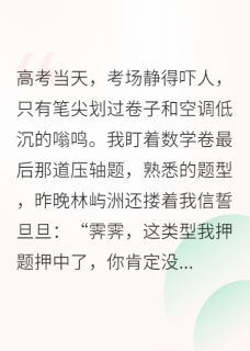 高考当天，我其实是去抓人的(林屿洲沈昭)小说全章节目录阅读-二筒文学网