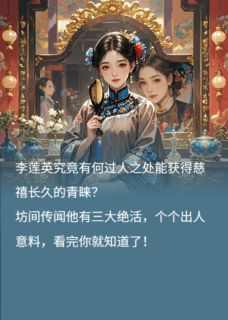 李莲英伺候慈禧太后的三大绝活慈禧李莲英小说全文阅读-二筒文学网