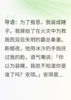 秦墨安琪小说大结局在哪看-我装瞎嫁霸总，他:终于骗到手了完整版免费阅读-二筒文学网