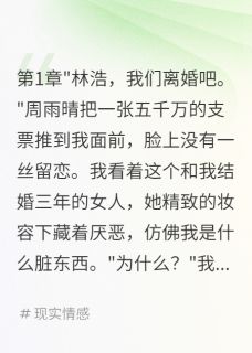 妻子给小三五千万给我一张离婚证全集小说_周雨晴苏婉儿完结版阅读