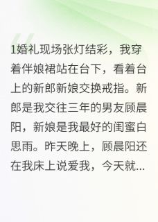 清歌白思雨顾晨阳完整版男友娶闺蜜那天我当伴娘全文最新阅读