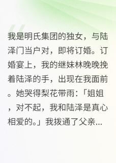 订婚宴上我被绿，亲爹教他做人小说最新章节-主角陆泽林晚晚沈聿全文免费阅读