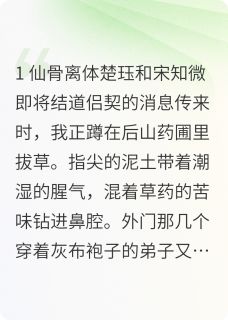 【新书】席暇主角楚珏宋知微全文全章节小说阅读