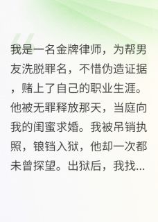 摘星伯爵的小说替男友做伪证后，我后悔了主角是傅斯年萧怀瑾宋婉音