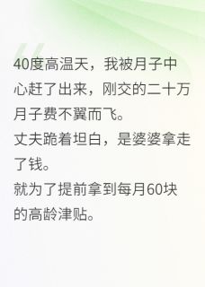 婆婆抢我月子费后，悔疯了免费阅读全文，主角陈凯张翠芬小说完整版最新章节