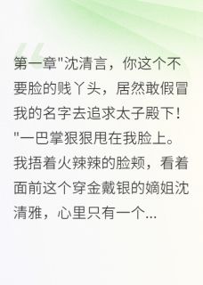 萧瑾言沈清雅小说全京城都笑我痴心妄想完整章节-二筒文学网